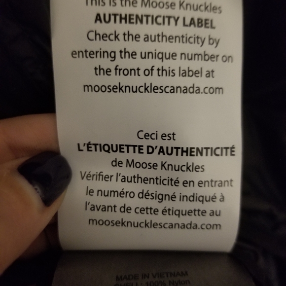 NWT Ladies Moose Knuckles Puffer Down Parka Jacket - Picture 9 of 11